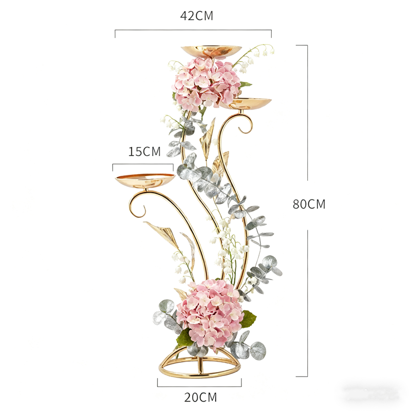 Wedding Decor Supply Store - Goldener Blumenständer für Hochzeit, Party, Versorgung,