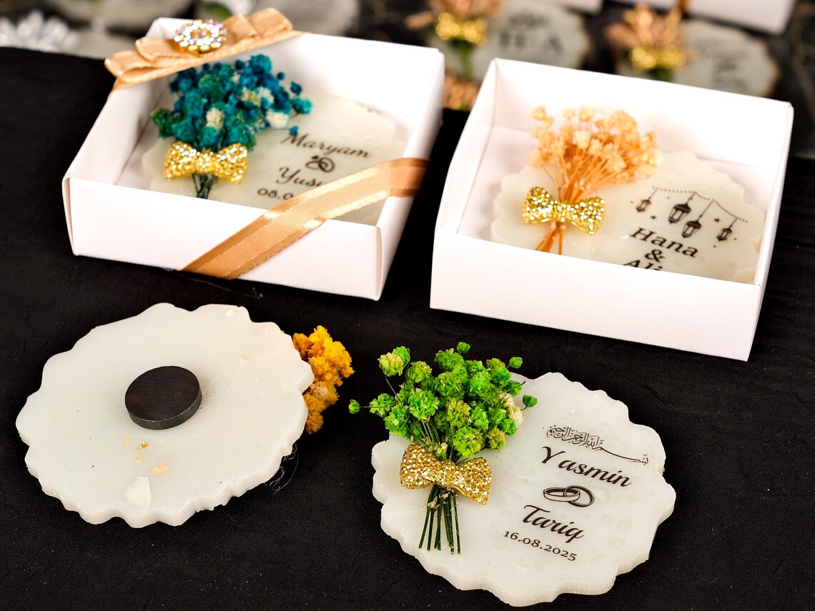 Personalisierte Hochzeitsmagne – Wedding Package Gold Bewertung und Preis