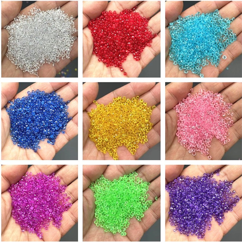 3000 Stück Mini Kristall Faux  – Wedding Decoration Supply Bewertung und Preis