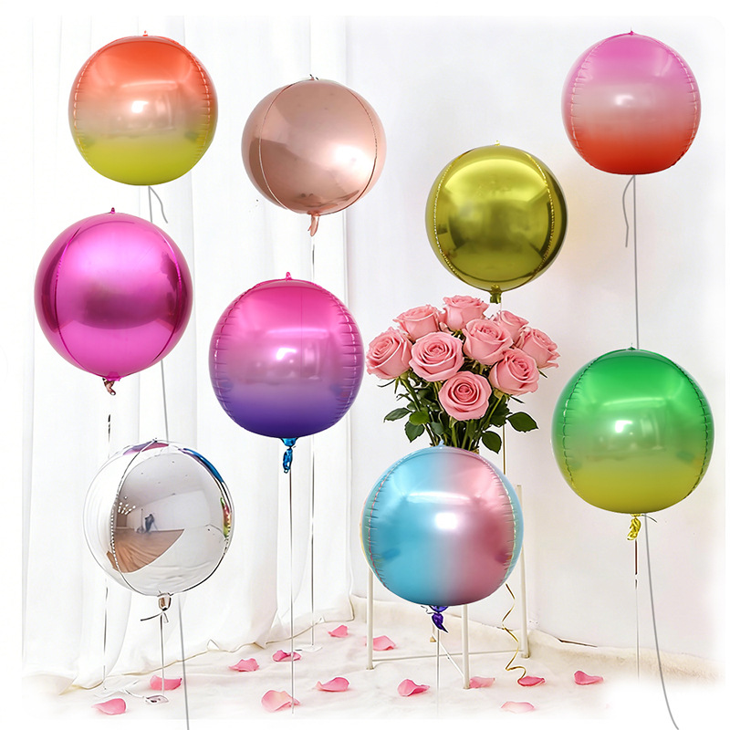 5 Stück 10 18 22 Zoll 4D Runde – Wedding Decor Supply Store Bewertung und Preis