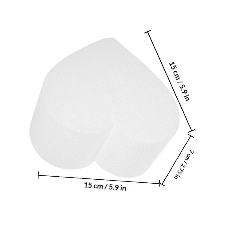 4 Stück Herzförmige Schaumstof – Wedding Decoration Supply Bewertung und Preis