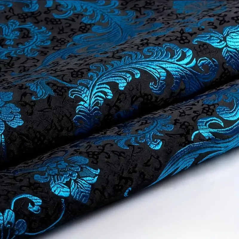 3D Blauer Phönixschwanz-Brokat – Wedding Decoration Supply Bewertung und Preis