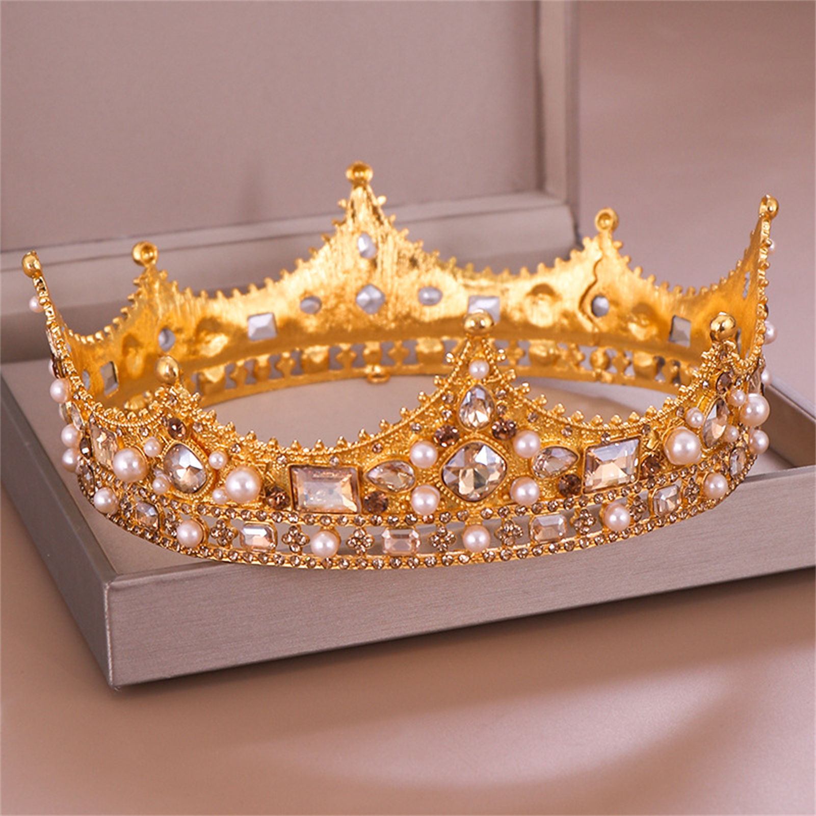 Brautkrone Strass-Tiara Barock – Wedding Decoration Supply Bewertung und Preis