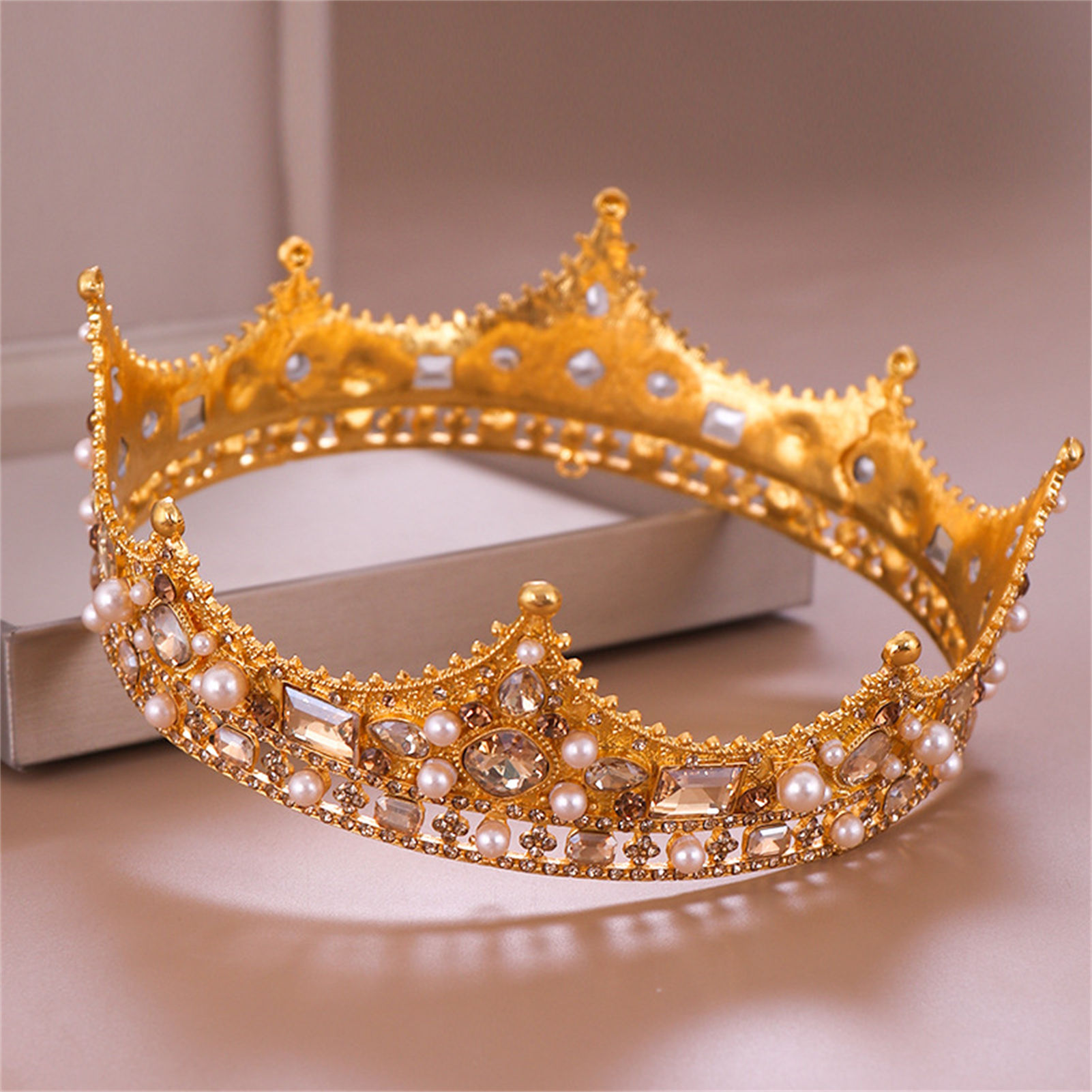 Brautkrone Strass-Tiara Barock – Wedding Decoration Supply Bewertung und Preis
