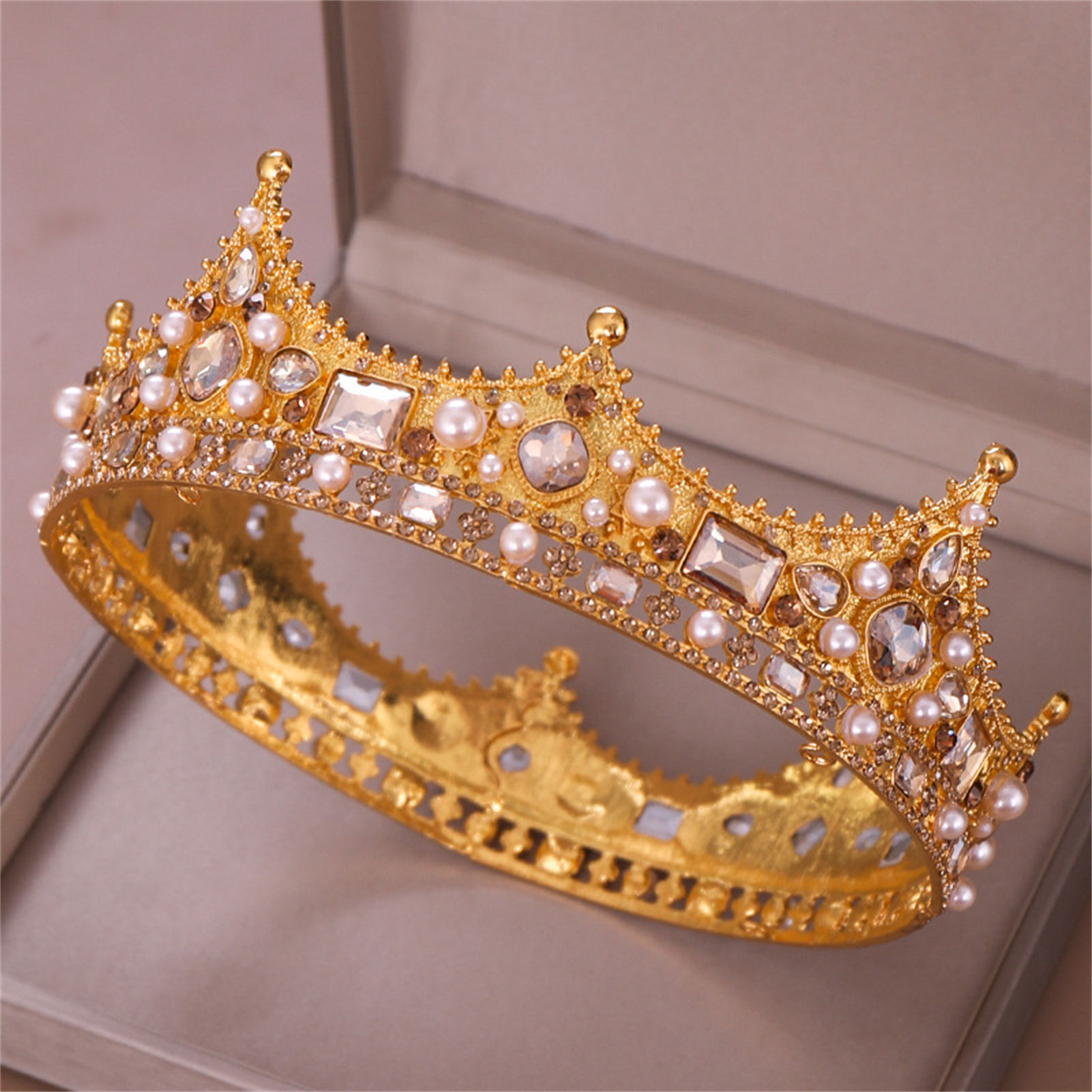 Brautkrone Strass-Tiara Barock – Wedding Decoration Supply Bewertung und Preis